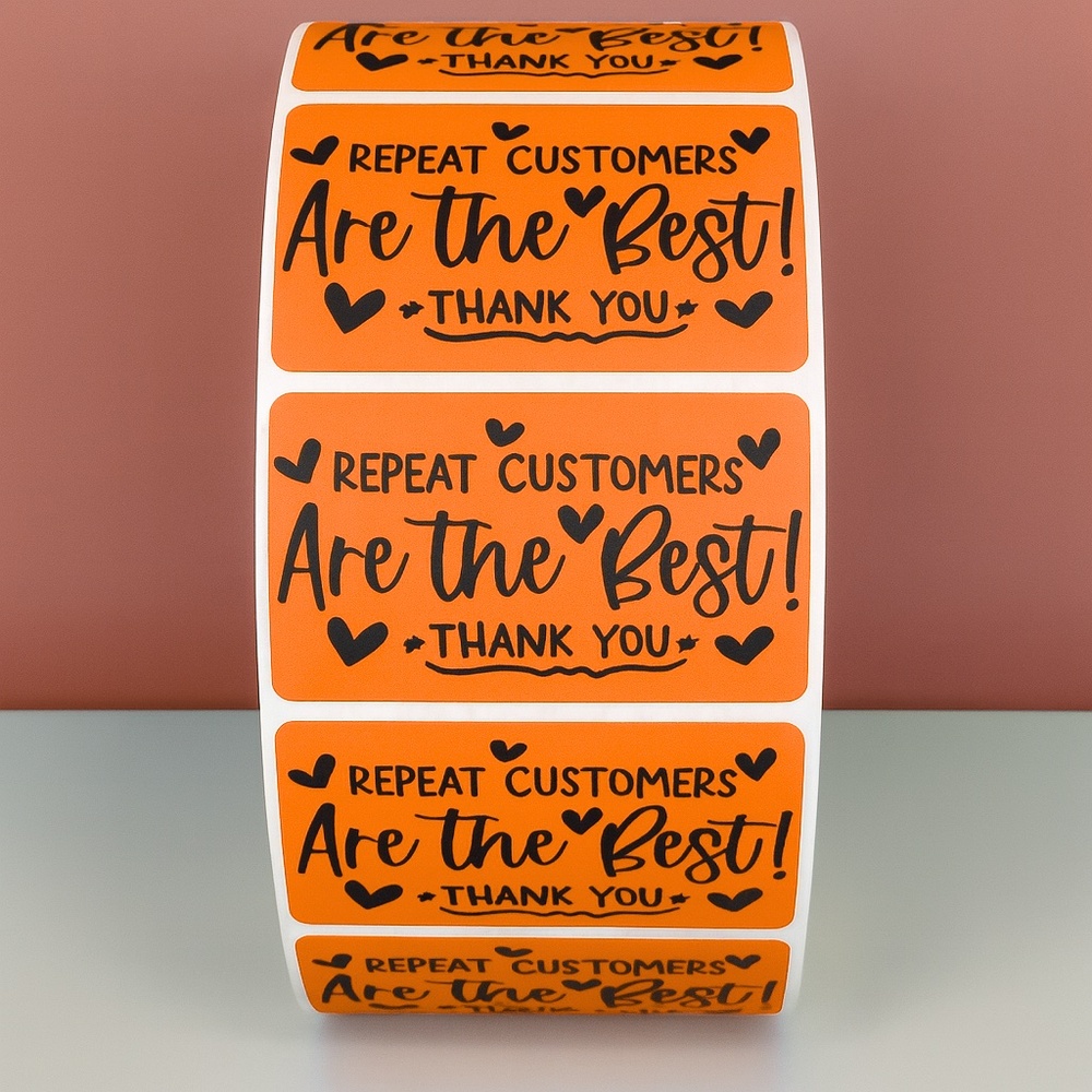Repeat Customers Are the Best Stickers – Thank You Labels for Small Business - Picture 8 of 11